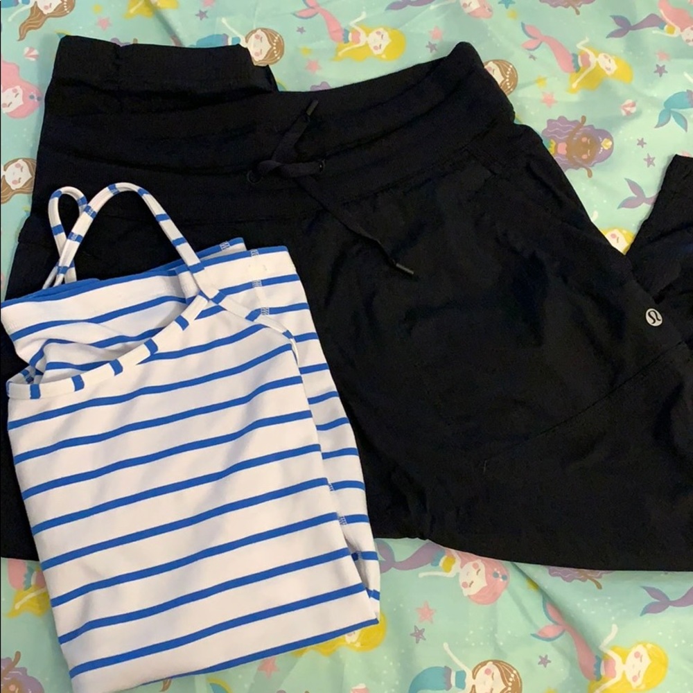 Lululemon bundle pants and tank top